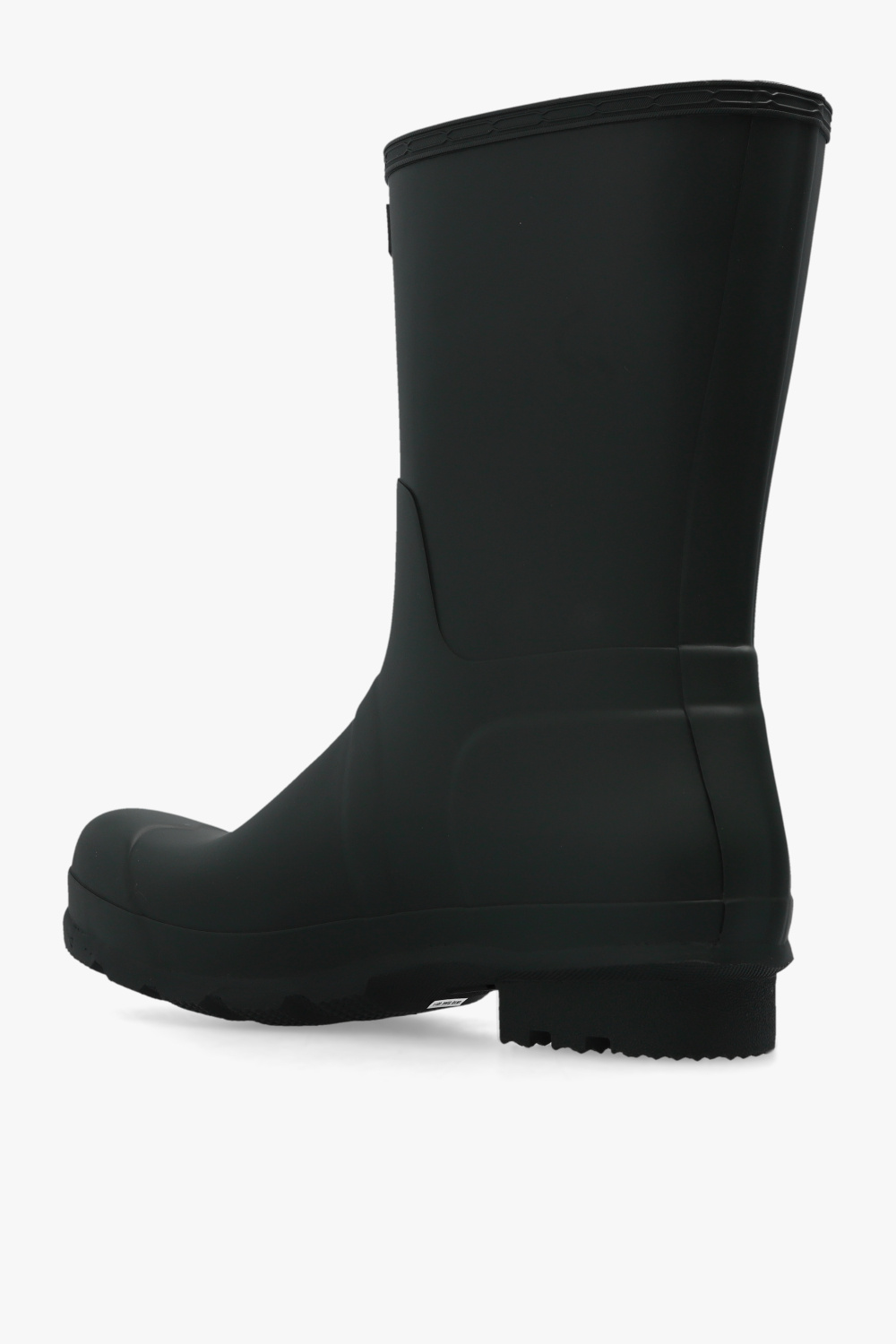 Green 'Original Side Adjustable Short' rain boots Hunter